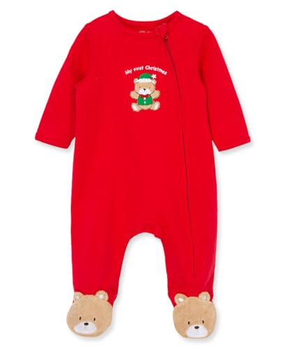 Image of Little Me Clothes for Baby Boys' and Girls' Holiday Footies Rompers Sleepers