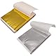 Barlone 200 Stück Imitation Goldfolie Blattsilber Flocken Blattgold, Blattgold zum Basteln 9x9cm, Goldpapier zum Basteln, DIY Malerei, Handwerk Nägel, Blattgold Acrylmalerei, DIY Crafting Prägefolie