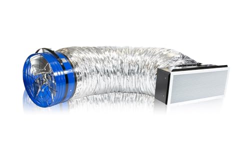 QuietCool QC CL-7000 Classic Advanced Whole House Fan - Up to 6924 CFM - Two Speed - Covers up to 3,462 SQFT - 10 Year Warranty - Removable Grille - R5 Insulated Dampers - 20ft Power Cord