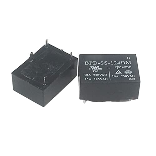 Relais BPD-SS-124DM 24VDC 16A 4 pin pour circuit imprimé