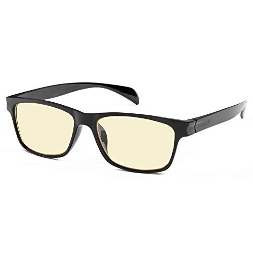 Gamma Ray Blue Light Blocking Reading Glasses - Amber Tint Screen Readers 2.50