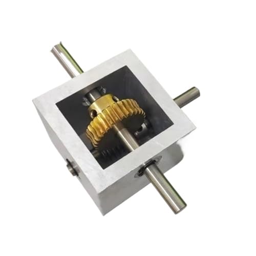 Mechanical Steering 1pcs 1 Module 30 Teeth Worm Gear Gearbox 8mm Diameter Shaft 90 Degree Reversing Gearbox 1:30 Ratio Steering Commutator Direction Transmission