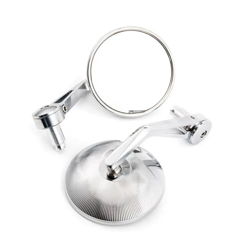 Espejo retrovisor para moto elimina puntos ciegos con diseño convexo universal de 22 mm