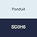 Panduit SD3H6 Slotted Duct Divider Wall, PVC, 3" x 6