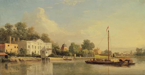 Impression prints toile La Villa Twickenham Alexander Pope affiche 60x90