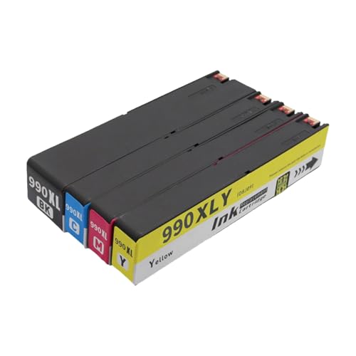 Cartouche d'encre 990X noire pigmentée pour remplacer H-990X BK