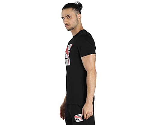 Image of Puma Men's Cotton Regular Fit T-Shirt