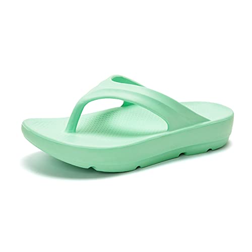 Image of FUNKYMONKEY Women's Comfort Flip Flops with Arch Support - Lightweight EVA Thong Sandals for Walking, Beach, and Daily Wear - Cushioned Footbed & Anti-Slip Sole