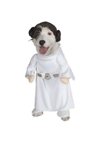 Princess Leia Dog Costume - M