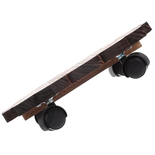 Toddmomy Bandeja para Macetas con Ruedas Soporte Rodante de Natural Base para Plantas para Jardín y Decoración de Interiores con Ruedas Bloqueables