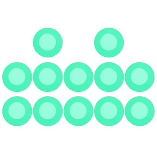 CLISPEED 12 Fundas de Silicona Flexibles y Ligeras Protector Verde Pack de 12 Piezas para Cabeza de Estetoscopio para Uso en Hospital y Clínica