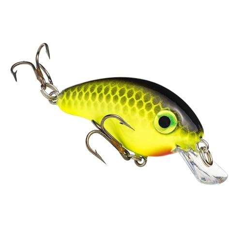Strike King Bitsy Pond Minnow Crankbait Chartreuse Black
