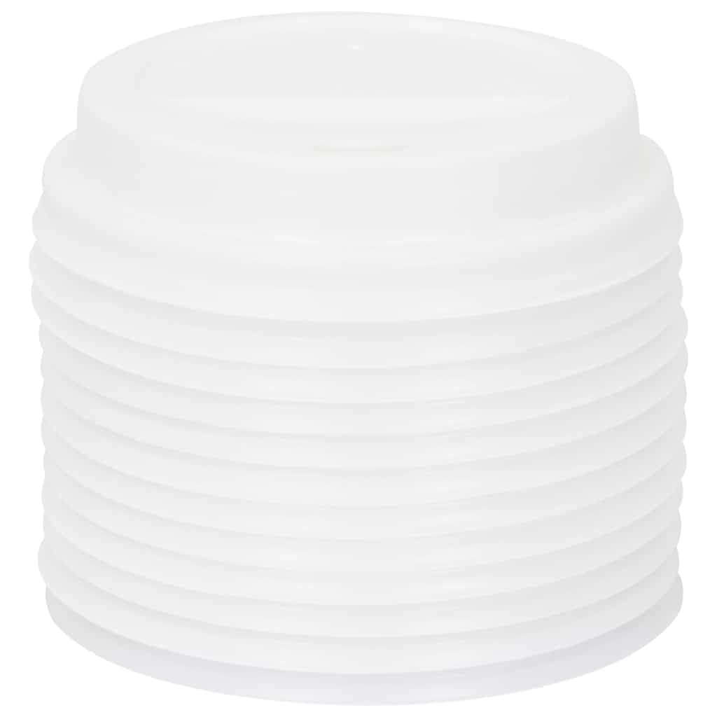 1000x Pappbecher Deckel Ø80 mm für 8oz Becher, Auslaufsichere Kunststoffdeckel mit Trinköffnung, Weiß für Kaffee und Tee