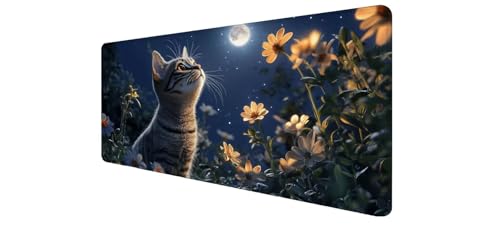 Mouse pad grande gaming de 800x400 mm y tapete escritorio para ordenador de oficina