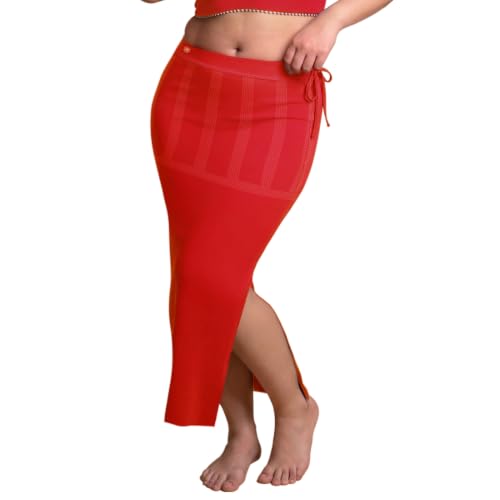 Image of dermawear Women Blended Fabric Saree Shapewear Petticoat (SS-406)