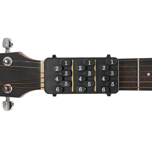 Aide aux accords de guitare avec boutons ergonomiques pour débutants et apprentissage rapide