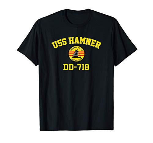 USS Hamner DD-718 Tonkin Gulf Yacht Club T-Shirt