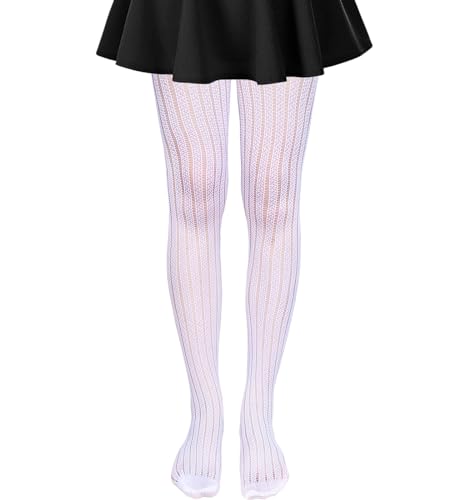 Image of VINICUNCA Women's Fishnet Stockings Lace Patterned Tights High Waist Pantyhose