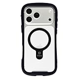 iFace MagSafe 対応 Reflection iPhone 17 Pro Max ケース MagSynq クリア 強化ガラス (ブラック)【アイフェイス アイフォン17プロマックス 用 スマホケース iphone17promax カバー マグセーフ 耐衝撃 透明 ストラップホール】