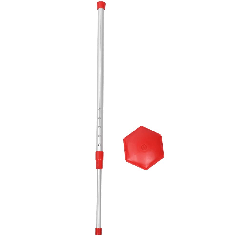 Soporte de Soporte de Brazo Rígido Poste de Aleación de Aluminio Ajustable para Bolsa de Palos de 64-130 Cm