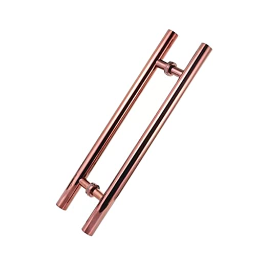 Modern Long Stainless Steel Commercial/Barn Door Handle Champagne Color 100cm (39 3/8") x 80cm