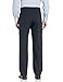Haggar Men's Premium Stretch Tic Weave Expandable Waist Plain Front Dress Pant