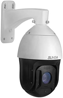 SUNBA【601-D25X-3MP】 監視カメラ 屋外300万画素 光学25倍ズーム 高機能赤外線暗視技術~300m Audio機能 屋外防水防塵対応(IP66) 高速 PTZ 監視IPドームカメラ 日本語版ソフト付き P2Pクラウド スマホ/パソコン対応 遠隔監視対応 動体検知機能付き PoE+対応 圧縮規格H.264/H.265対応