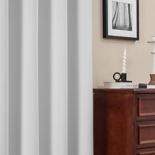 Rideau anti-bruit thermique et occultant avec œillets 50x185 cm polyester