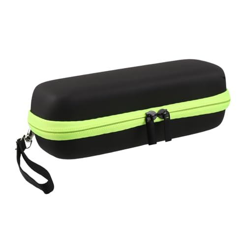 FRCOLOR Bolsa De Almacenamiento De Maquinilla De Afeitar De Aseo De Eva Organizador De Herramientas De Concha Maletín Para Maquinilla De Afeitar Eléctrica Terciopelo Negro