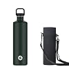2L Edelstahl-Wasserflasche | 2 Liter einwandige Wasserkantine | Umweltfreundliche wiederverwendbare Flasche…