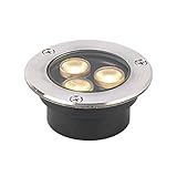 Garten Begraben Licht Im Freien LED Unterirdischen Licht IP66 Wasserdicht Landschaft Beleuchtung Für Patio, Deck, Schritt, Pfad, Gut Lichter SHOWERRING (Color : Yellow, Size : 3w-100mm)