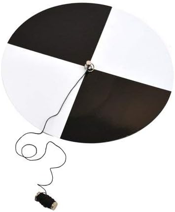 Secchi Disk with Black and White Quadrants and Calibrated Line