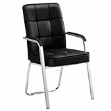 Minimalistischer Bürostuhl Ergonomischer Stuhl Müheloses Sitzen über längere Zeiträume Hohe Belastbarkeit U-förmiges Design Mühelose Bedienung Geeignet für längere Nutzung(Black)