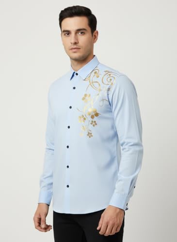 Image of Bellstone Men's Solid Cotton Shirt | Casual | Plain | Full Sleeve | Summer-Regular Fit| Men Stylish Shirt | Everyday Formal Wear |Soft Breathable Fabric | Everyday Smart Casual Wear