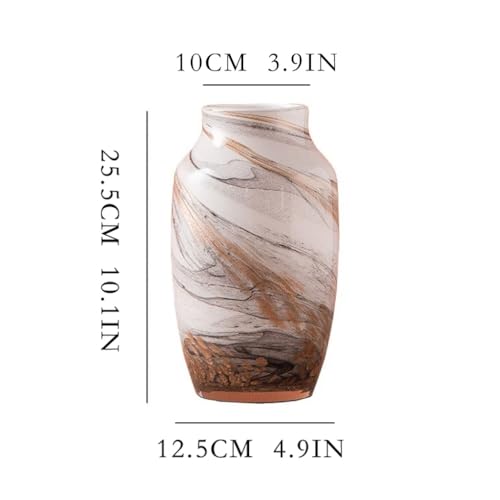 Vase en verre de salon pour composition de fleurs séchées - 3