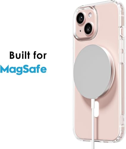 Image of DIZORO Crystal Clear Magnetic Compatible with iPhone 13 Case with Anti-Yellow Anti-Scratch Shockproof Transparent Cover