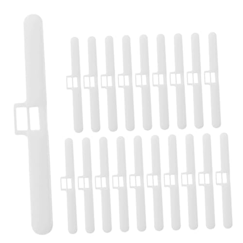 BESPORTBLE 20pcs Dual Hole Vertical Blind Accessories for Easy Installation Sturdy Replacement Slats for Curtains and Blinds Versatile Window Treatment Parts