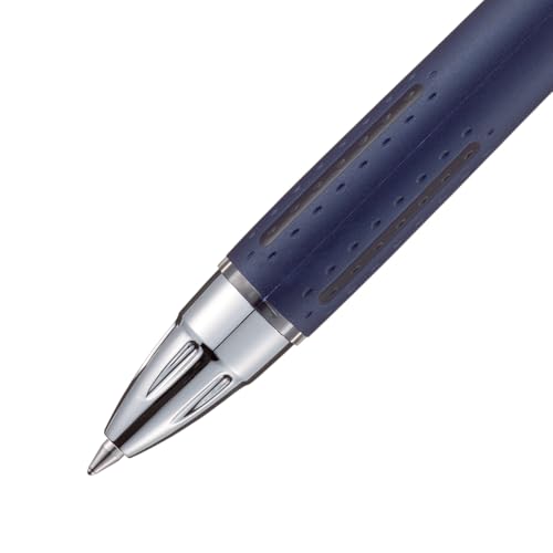 Image of Uni-Ball Jetstream RT Ballpoint Pen, Fine Point (0.7mm), Coastal Barrel, Black Ink, 6 Pens