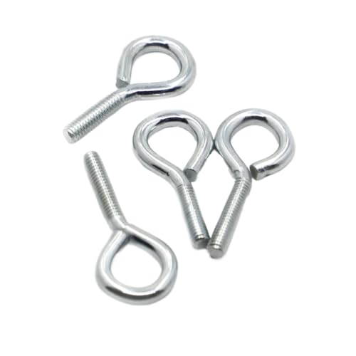 Tornillo con argolla M6 de acero galvanizado para colgar objetos, pack de 5 unidades 4
