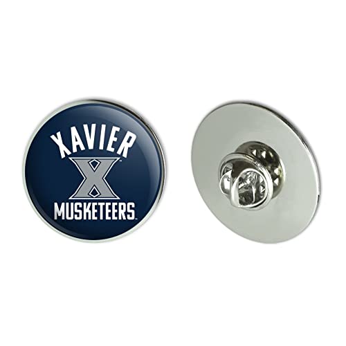 GRAPHICS & MORE Xavier University Musketeers Logo Metal 1.1" Tie Tack Hat Lapel Pin Pinback