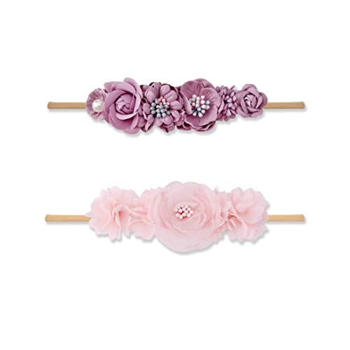 Diadema Para Bebé, Diadema Para NiñA, Diadema De Flores, Diadema EláStica, Diadema Para NiñOs, Tocado Para Bebé, CóModo Y Suave, Adecuado Para ReciéN Nacidos, NiñOs PequeñOs Cover