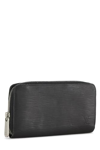 Pre-Loved Black Electric Epi Zippy Continental Wallet, Black2