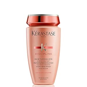 Kerastase Discipline Bain Fluidealiste Shampoo – Sulfate-Free, Smoothing & Hydrating, Frizzy Hair, Softens and Nourishes