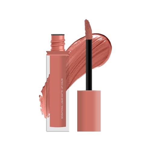 Sensational Liquid Matte Lipstic.k – 11 Dusty Rose | 7g | Long-Lasting, Fade-Proof & Transfer-Proof Lipstick | Highly Pigmented, Smudge-Proof & Waterproof Liquid Lipstick for Women