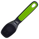 The Kosher Cook Parve Green Ice Cream Scooper Non Stick Silicone Scooper for Serving Hot and Cold Foods Color Coded Home and Kitchen Accessories