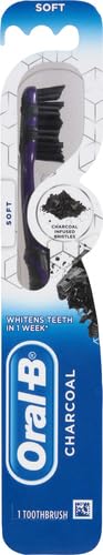 Image of Oral B Charcoal Whitening Therapy Toothbrush, Soft, 1Count, 0.03 Lb
