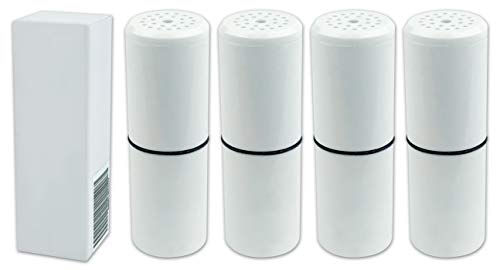Finerfilters Inline Slim Design Shower Filter Replacement Cartridge (4)