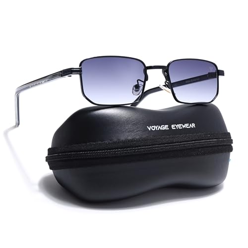 Image of Voyage Rectangle Polarized Sunglasses for Men & Women