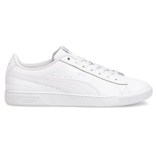 PUMA Womens Vikky V3 Leather Lace Up Sneakers Shoes Casual - White - Size 11 M