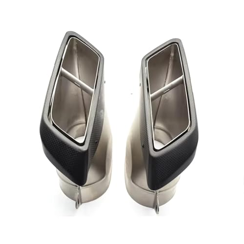 Punta de escape de carbono para Benz Clase C W205 estilo C63 7